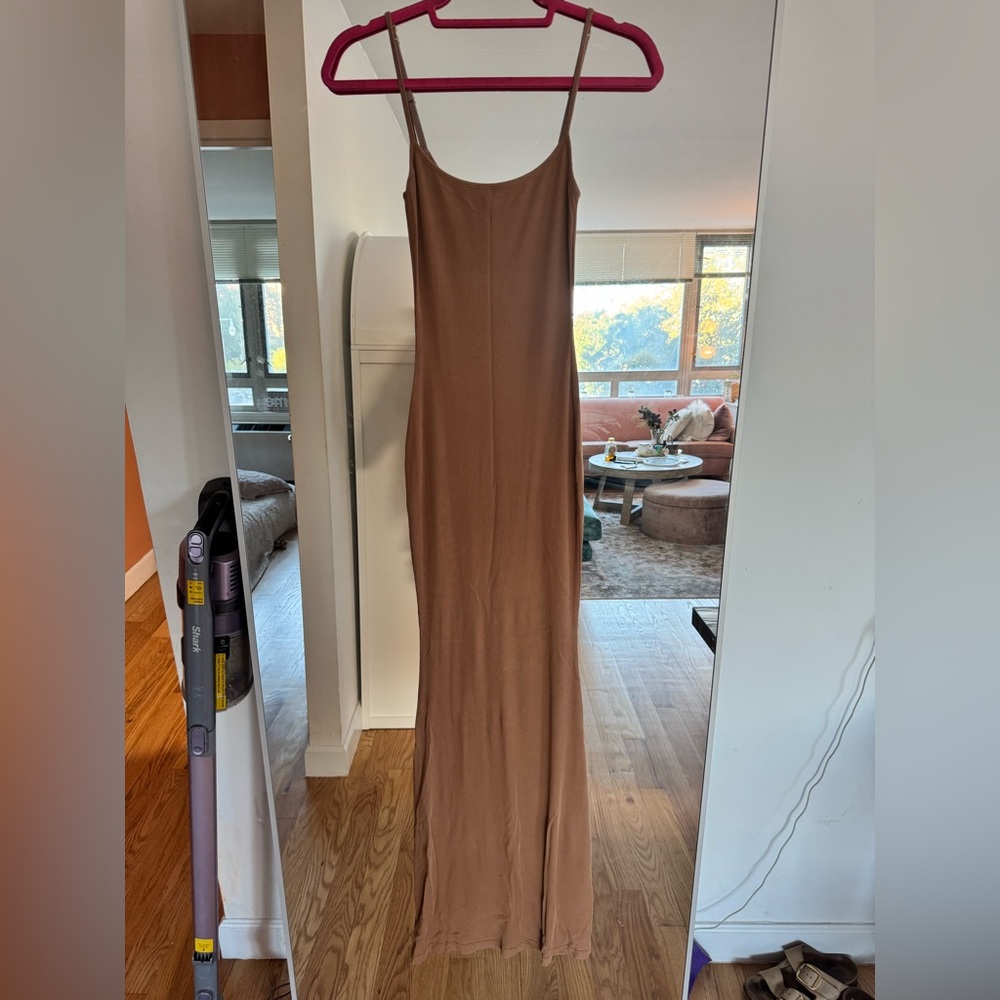 SKIMS Brown Maxi Dress